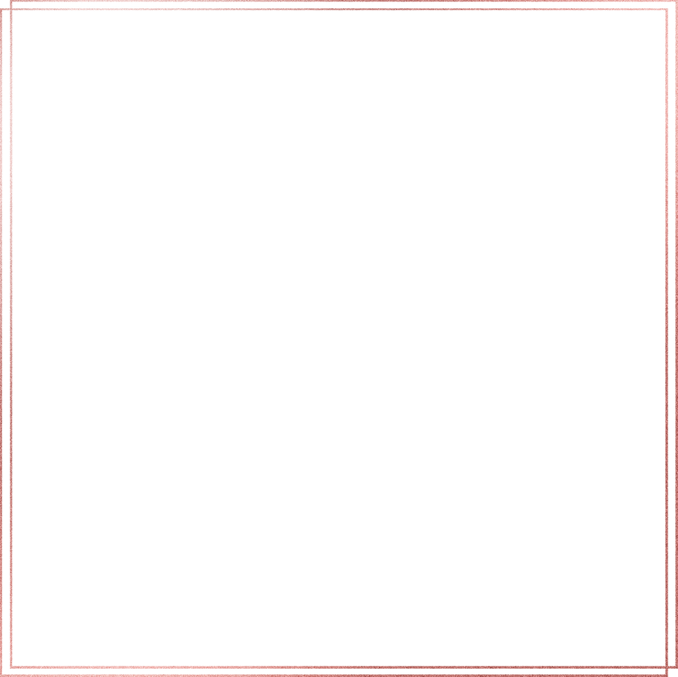 Rose Gold Gradient Square Frame